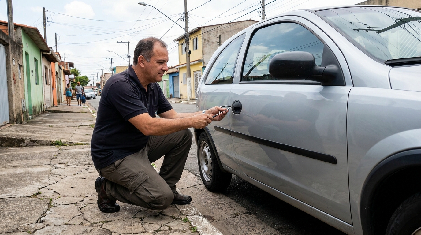 Abertura de carro sem danos por chaveiro em Ana Rech, Caxias do Sul‑RS